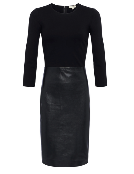 L'AGENCE - Franci Leather Dress - Black