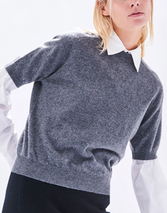 DEMYLEE - Irelia Cashmere Top - Heather Grey