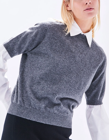 DEMYLEE - Irelia Cashmere Top - Heather Grey
