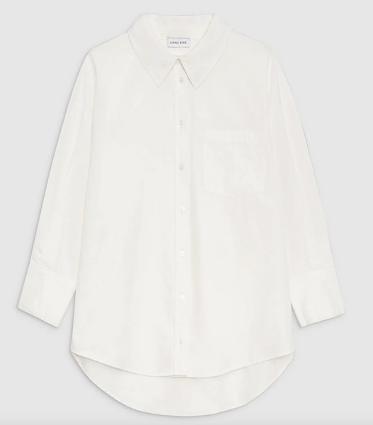 ANINE BING - Mika Shirt - White