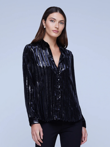 L'AGENCE - Laurent Shirt - Black