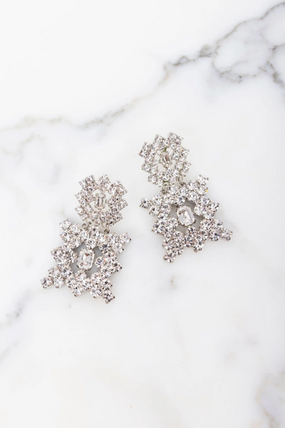 Elizabeth Cole - Verena Earrings - Crystal