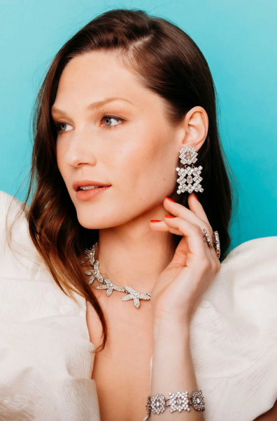 Elizabeth Cole - Verena Earrings - Crystal