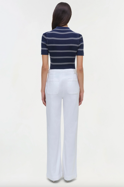 SIMKHAI - Matty Polo Top - Midnight Stripe