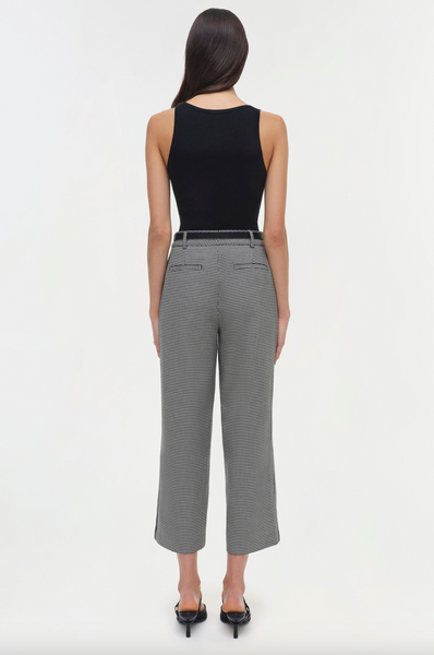 SIMKHAI - Miki Cropped Pant - Black/White
