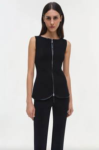 SIMKHAI - Ren Zipper Top - Black