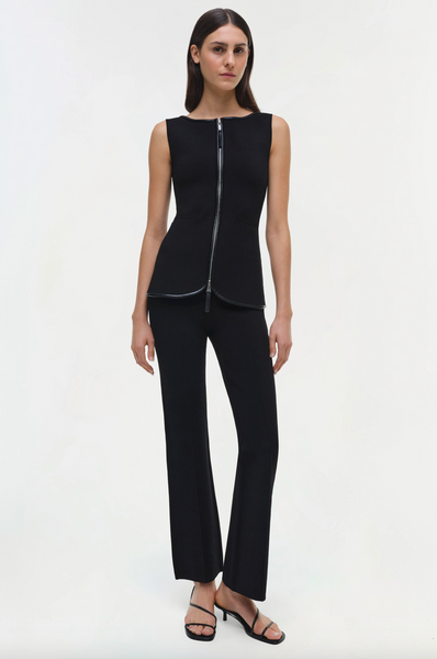 SIMKHAI - Ren Zipper Top - Black