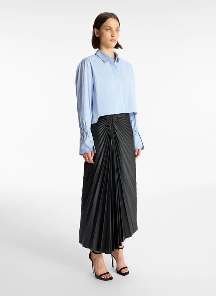 ALC - Tracy Vegan Leather Skirt - Black
