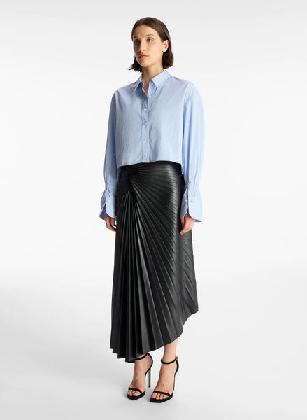 ALC - Tracy Vegan Leather Skirt - Black