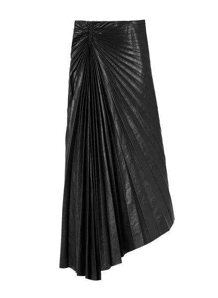 ALC - Tracy Vegan Leather Skirt - Black