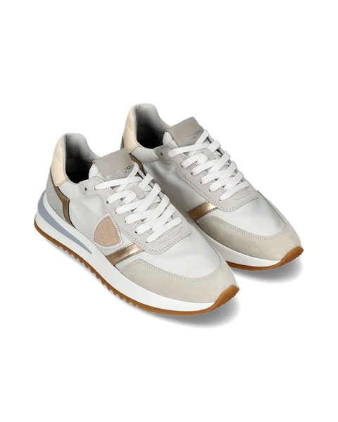 Philippe Model - Women’s Tropez 2.1 Low-Top Sneakers - White & Gold