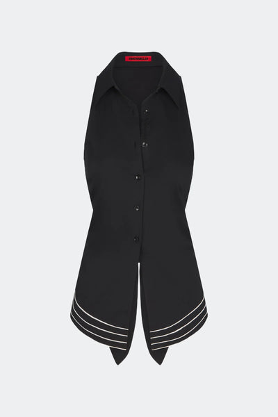 SIMONMILLER - Wavy Sleeveless Loch - Black