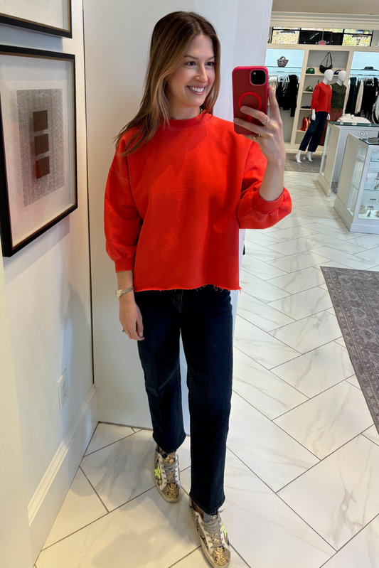 Fond Sweatshirt - Tomato