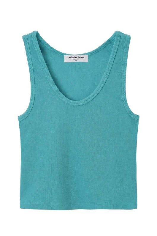 Blondie Tank - Teal Blue