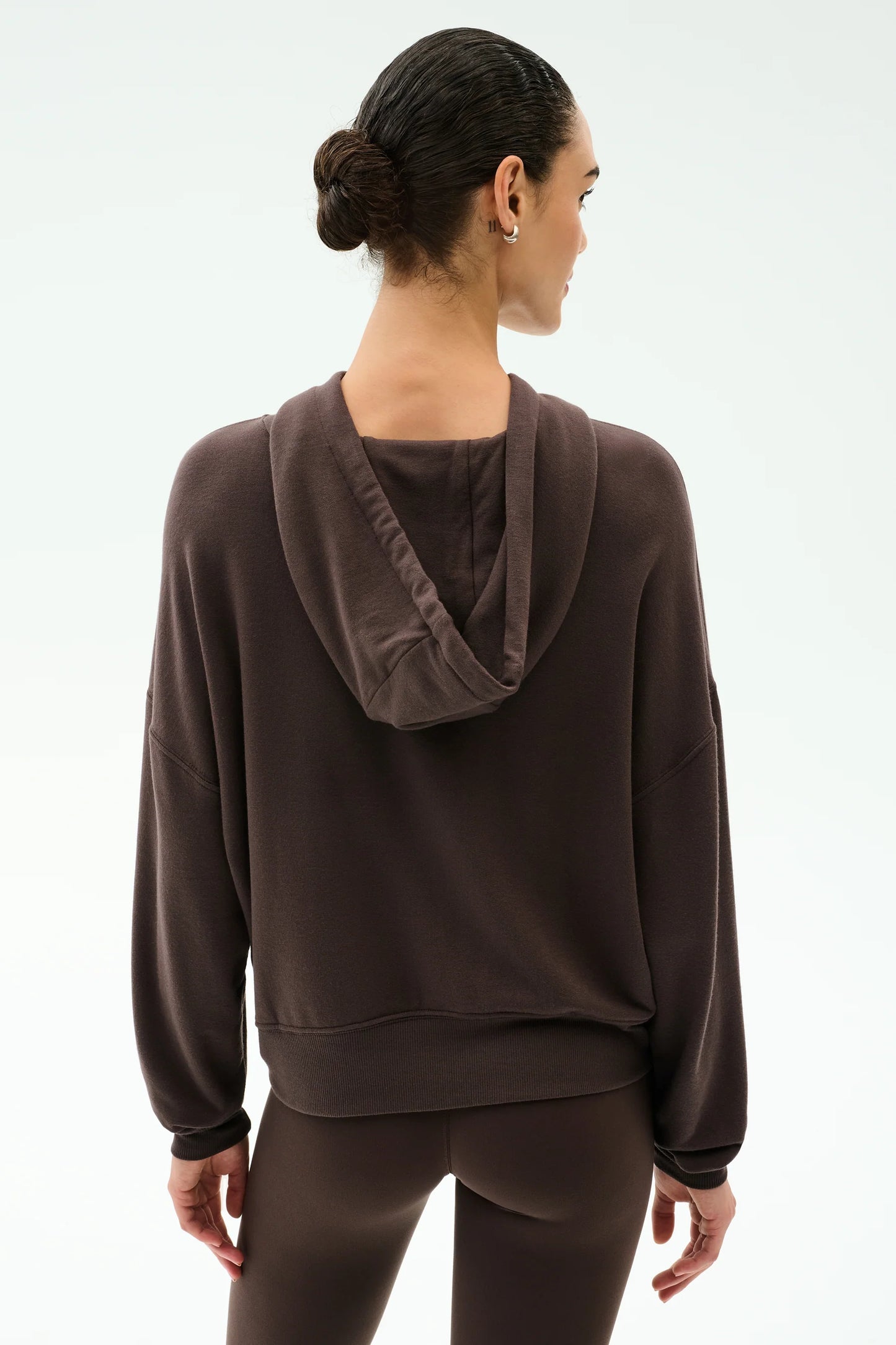 Joey Long Sleeve Hoodie - Chocolate