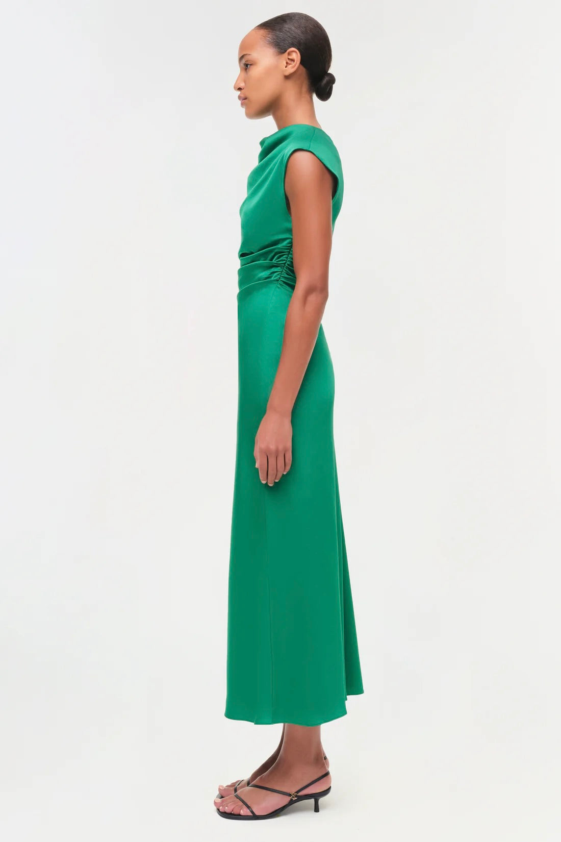 Burke Draped Midi Dress