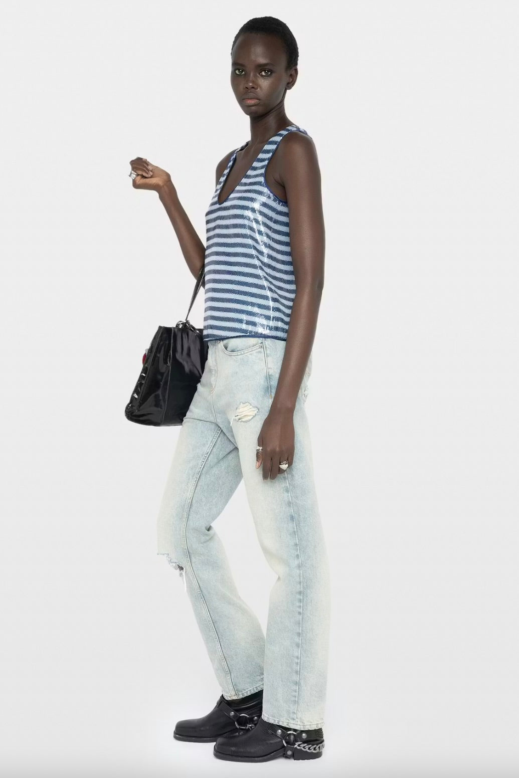 Tarys Sequins Stripe