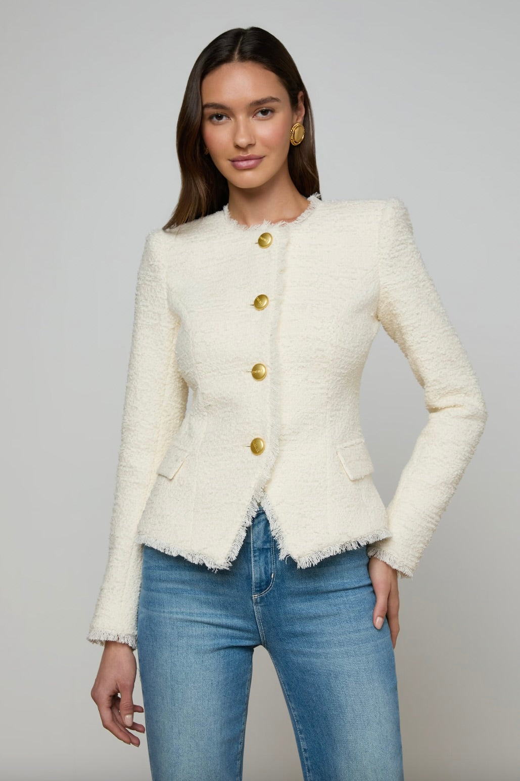 Nerina Collarless Blazer