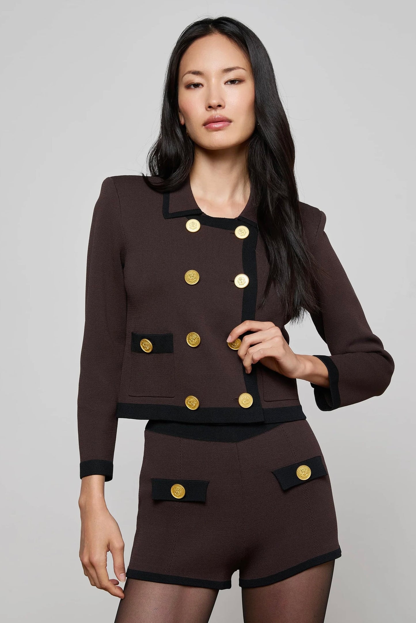 Janu Cropped Knit Jacket