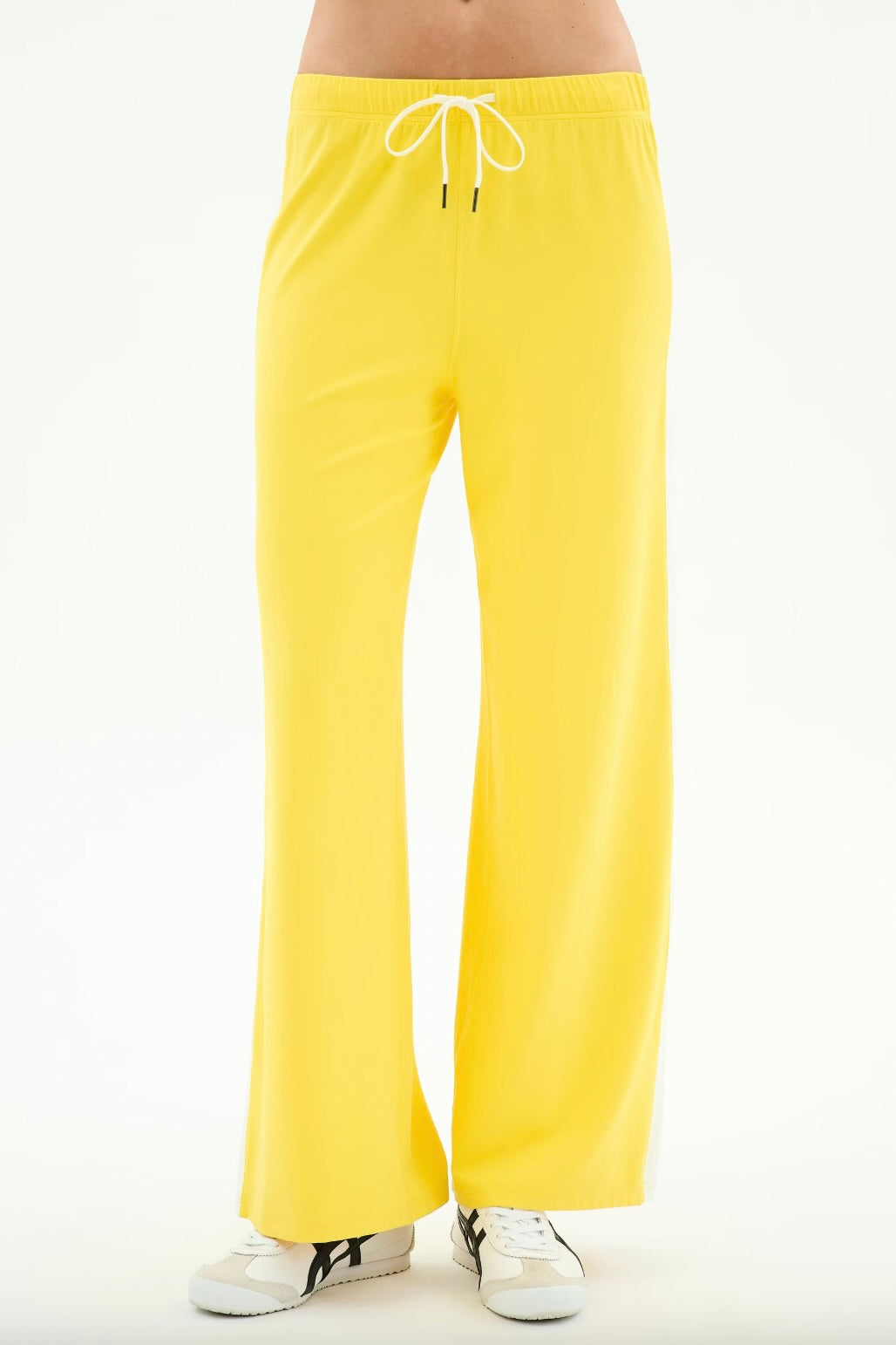 Willow Airweight Wide Leg - Bright Yellow/White