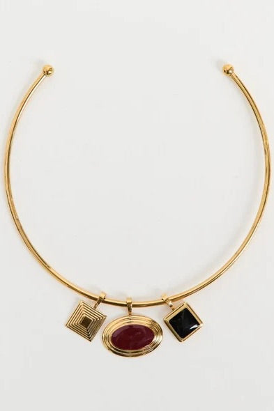 Solene Choker Charm Bundle - Gold