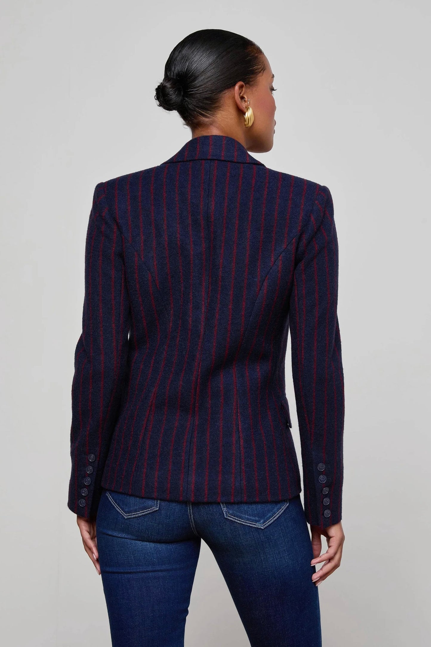 Kenzie Pinstriped Blazer