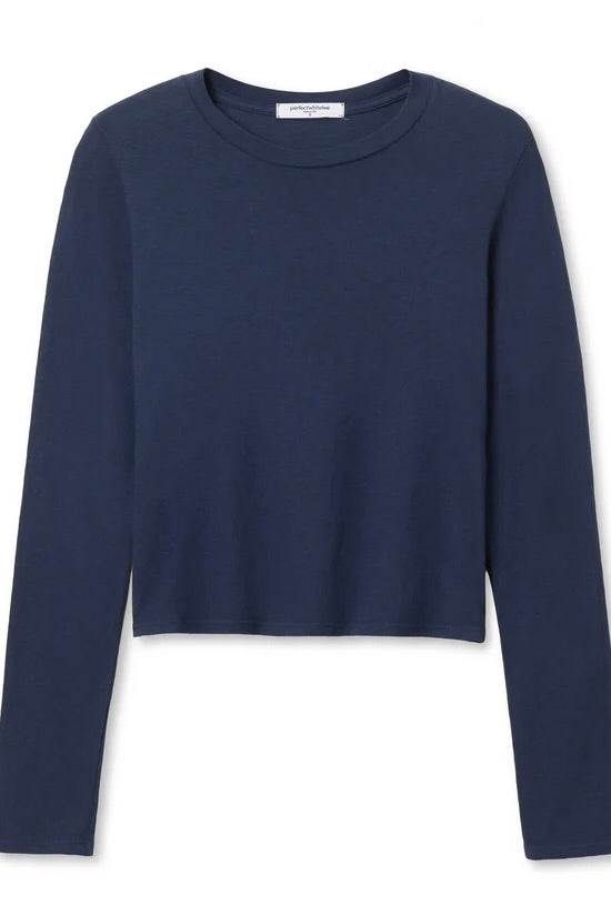 Jamie Long Sleeve Crew - Navy
