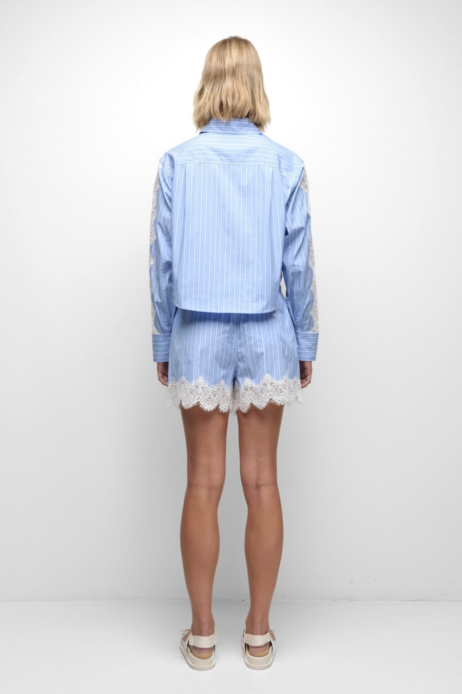 Renata Cropped Button Down Shirt