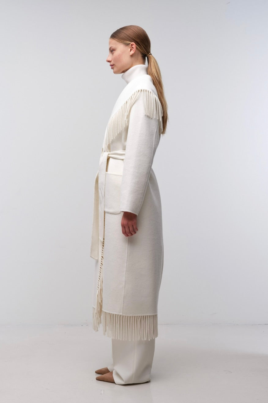 Carrie Fringe Robe Coat