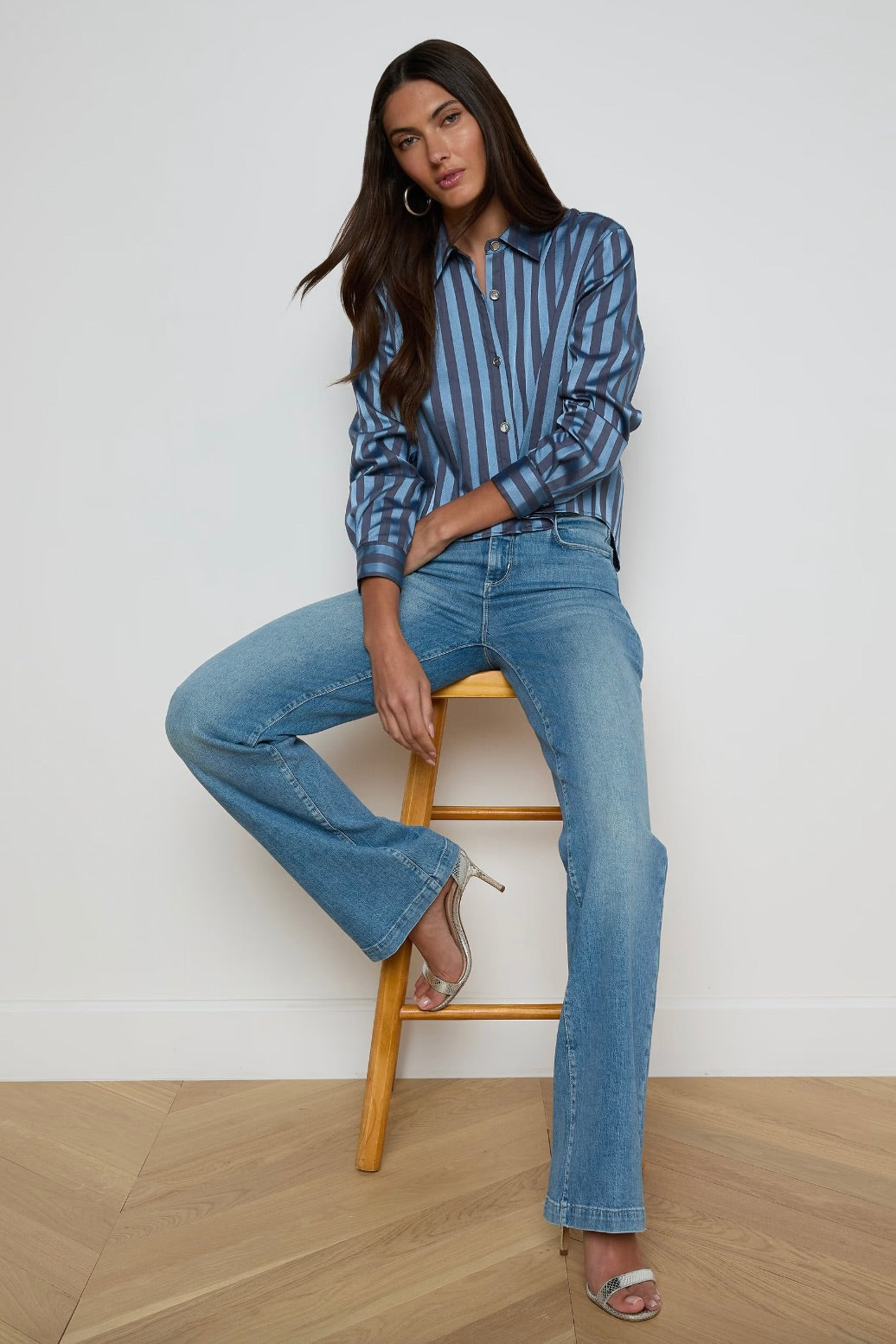 Cosette Crop Hi-Low Shirt