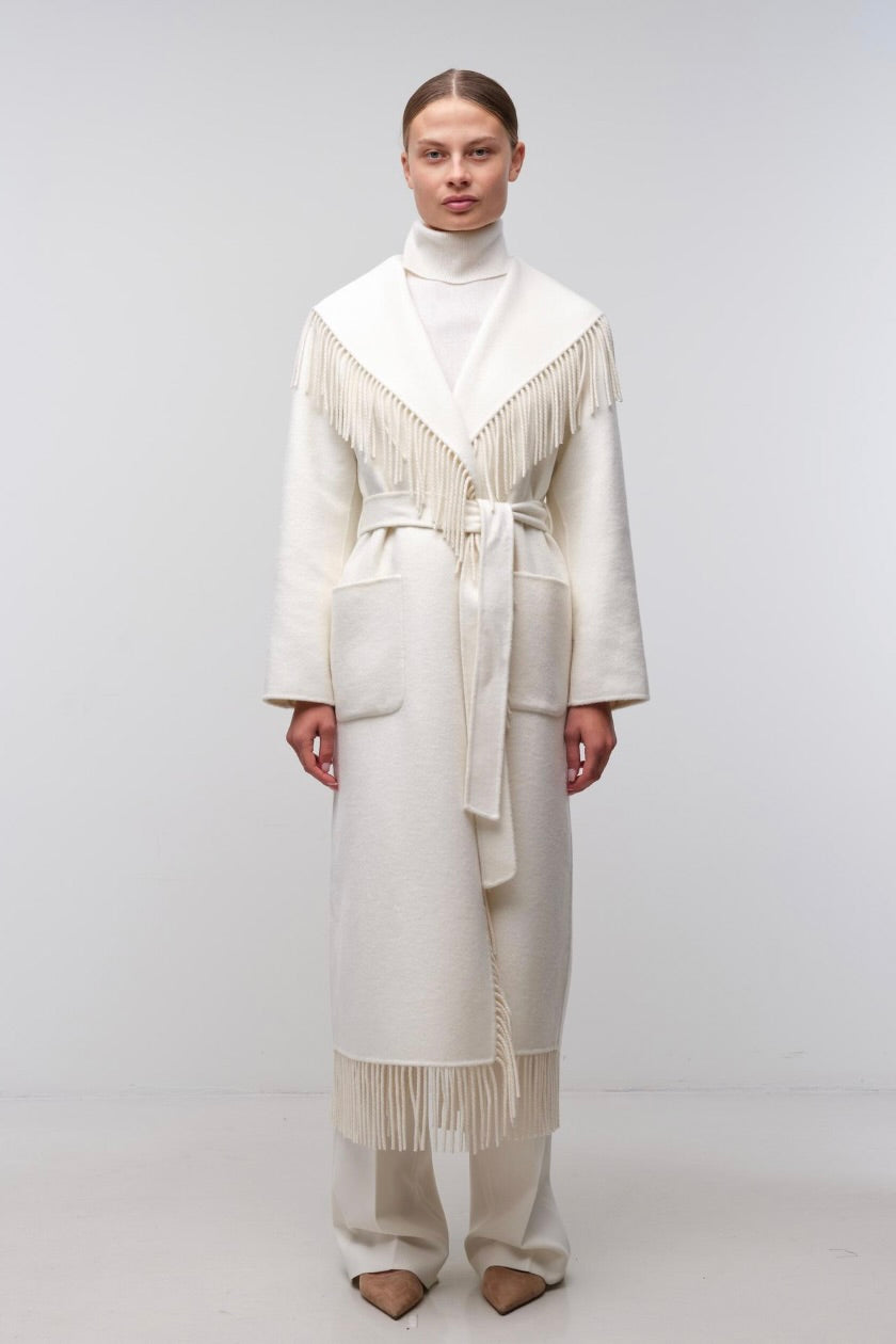 Carrie Fringe Robe Coat