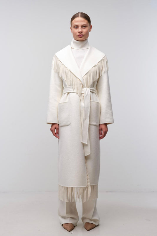 Carrie Fringe Robe Coat
