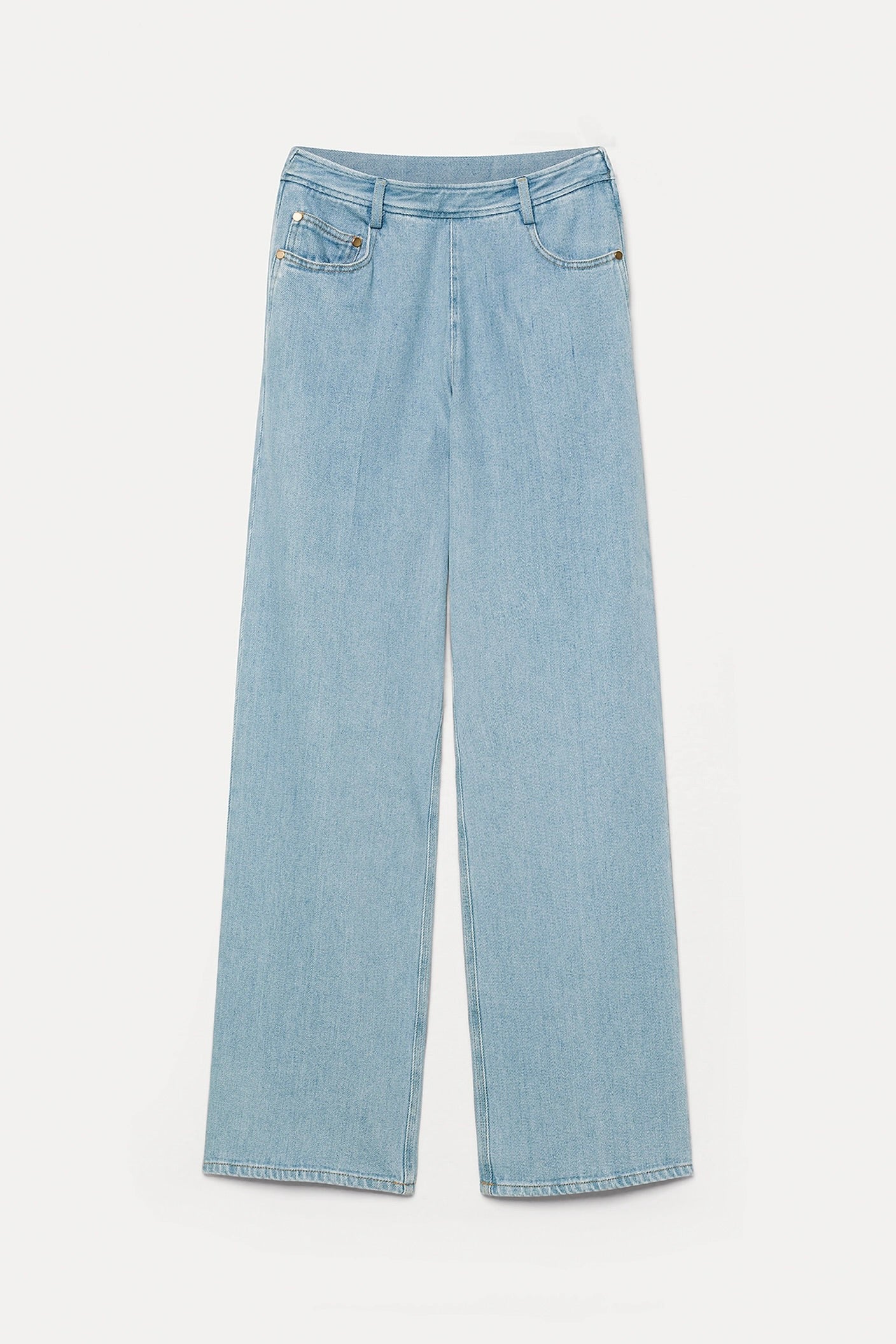 azure denim pants