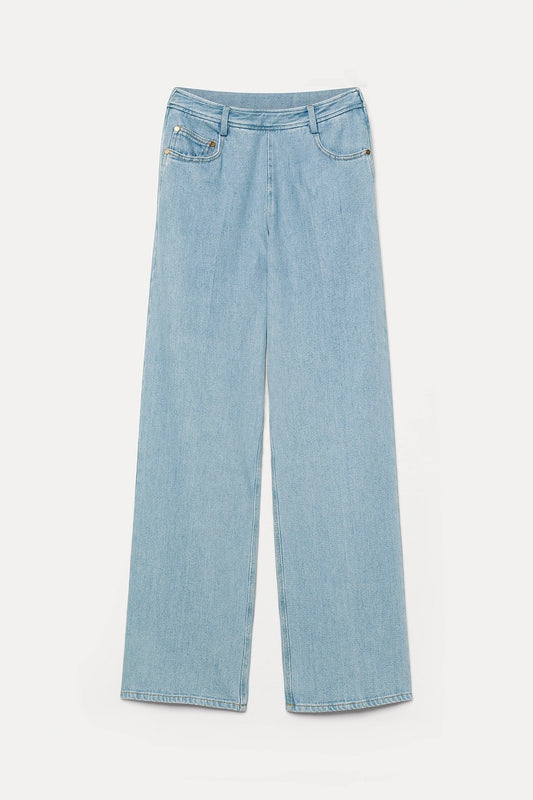 azure denim pants