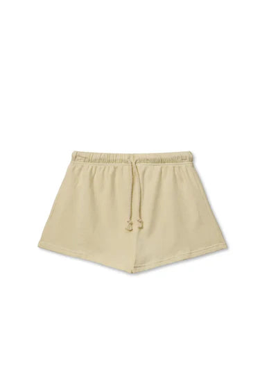Layla French Terry Shorts - Custard