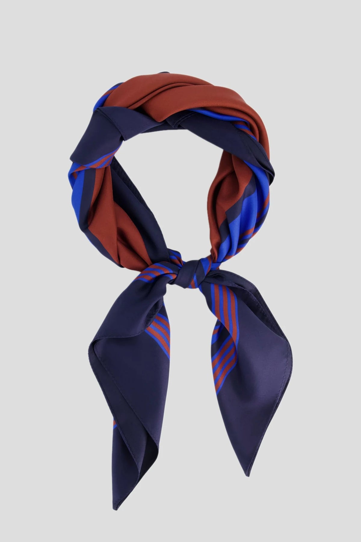 Albers Print Scarf - Bordeaux