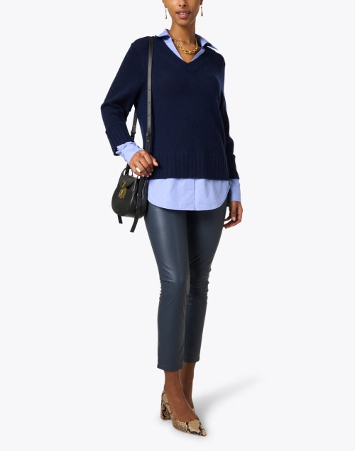 Brochu Walker - Juniper Faux Leather Pant - Admiral