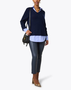 Brochu Walker - Juniper Faux Leather Pant - Admiral