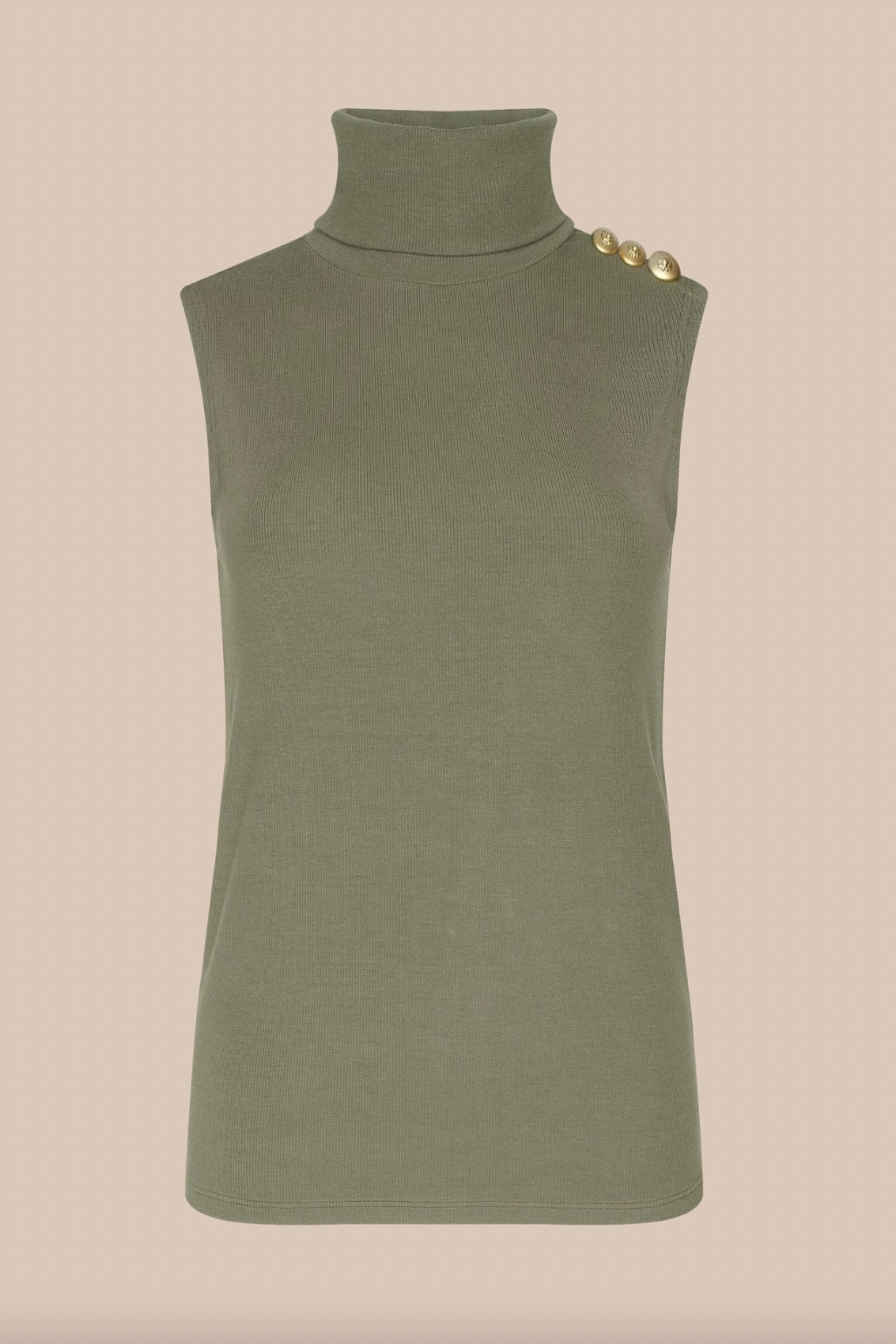 Ceci Sleeveless Turtleneck