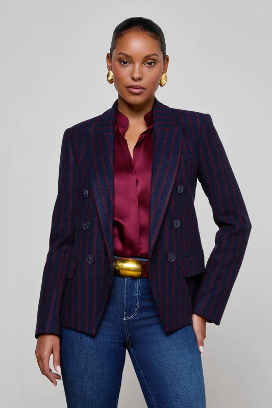 Kenzie Pinstriped Blazer