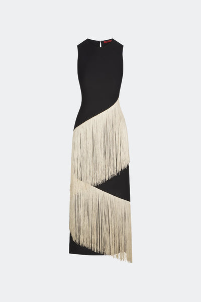 SIMONMILLER - Copacabana Fringe Dress - Black