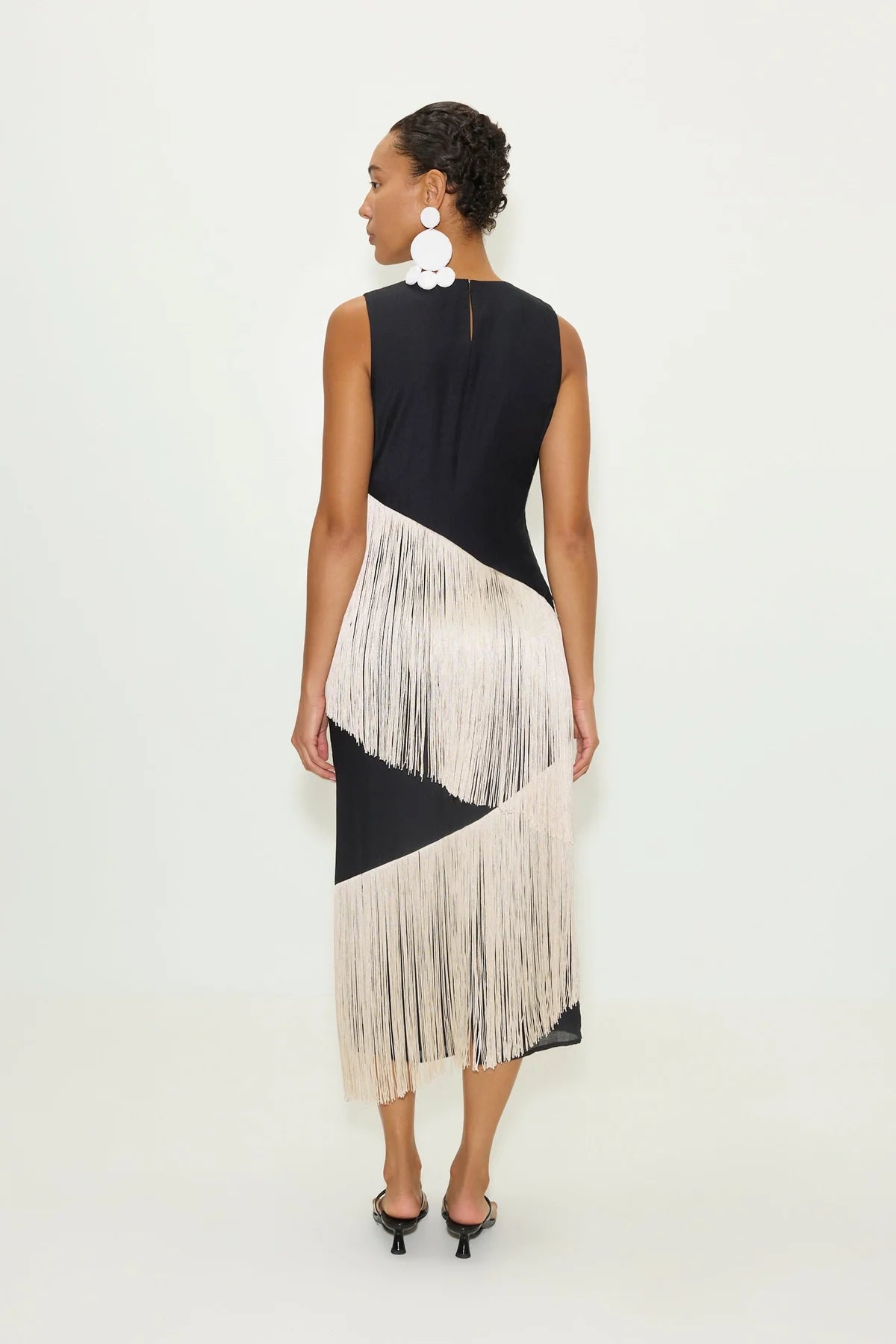 SIMONMILLER - Copacabana Fringe Dress - Black