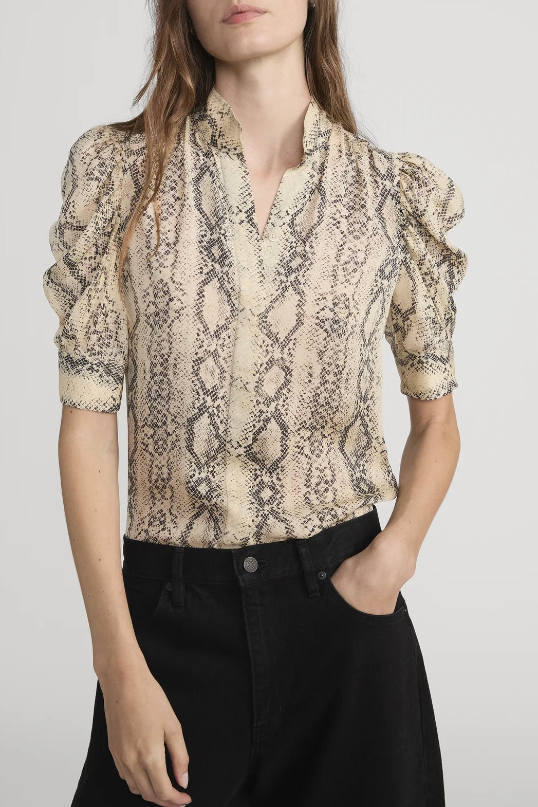 The Snakeskin Gillian Top