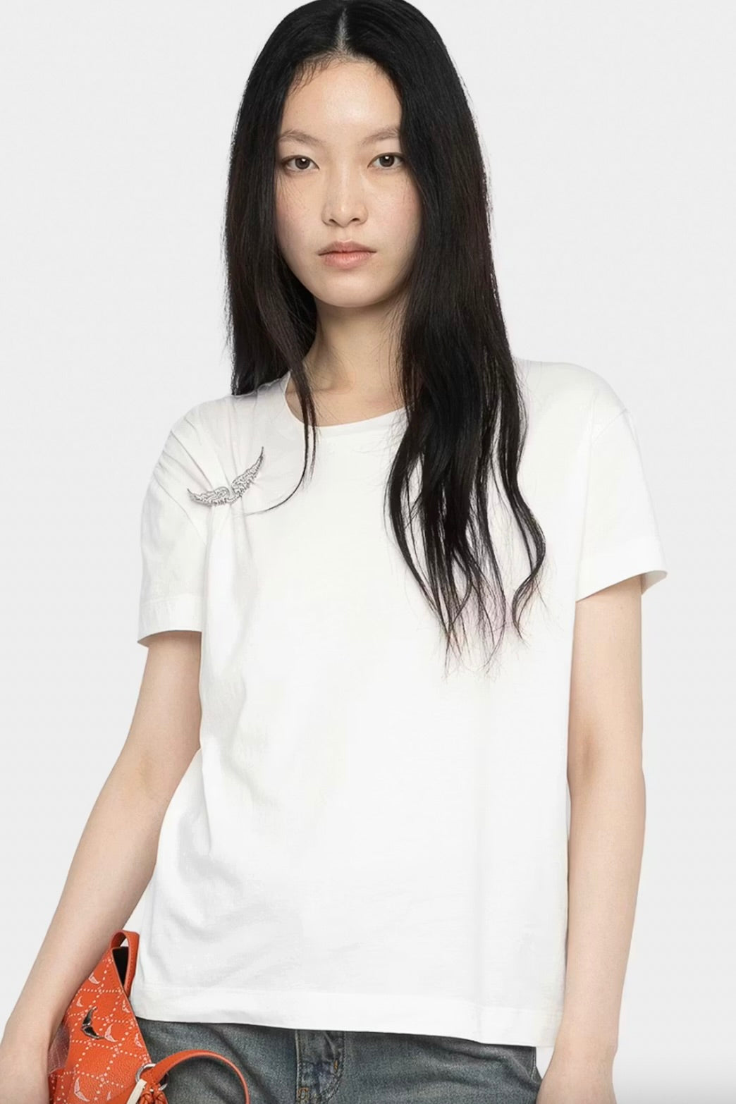Suzan Plisse Wings T-Shirt