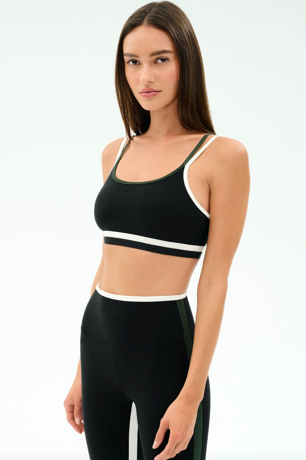 Eva Rigor Double Strap Bra - Black/Military