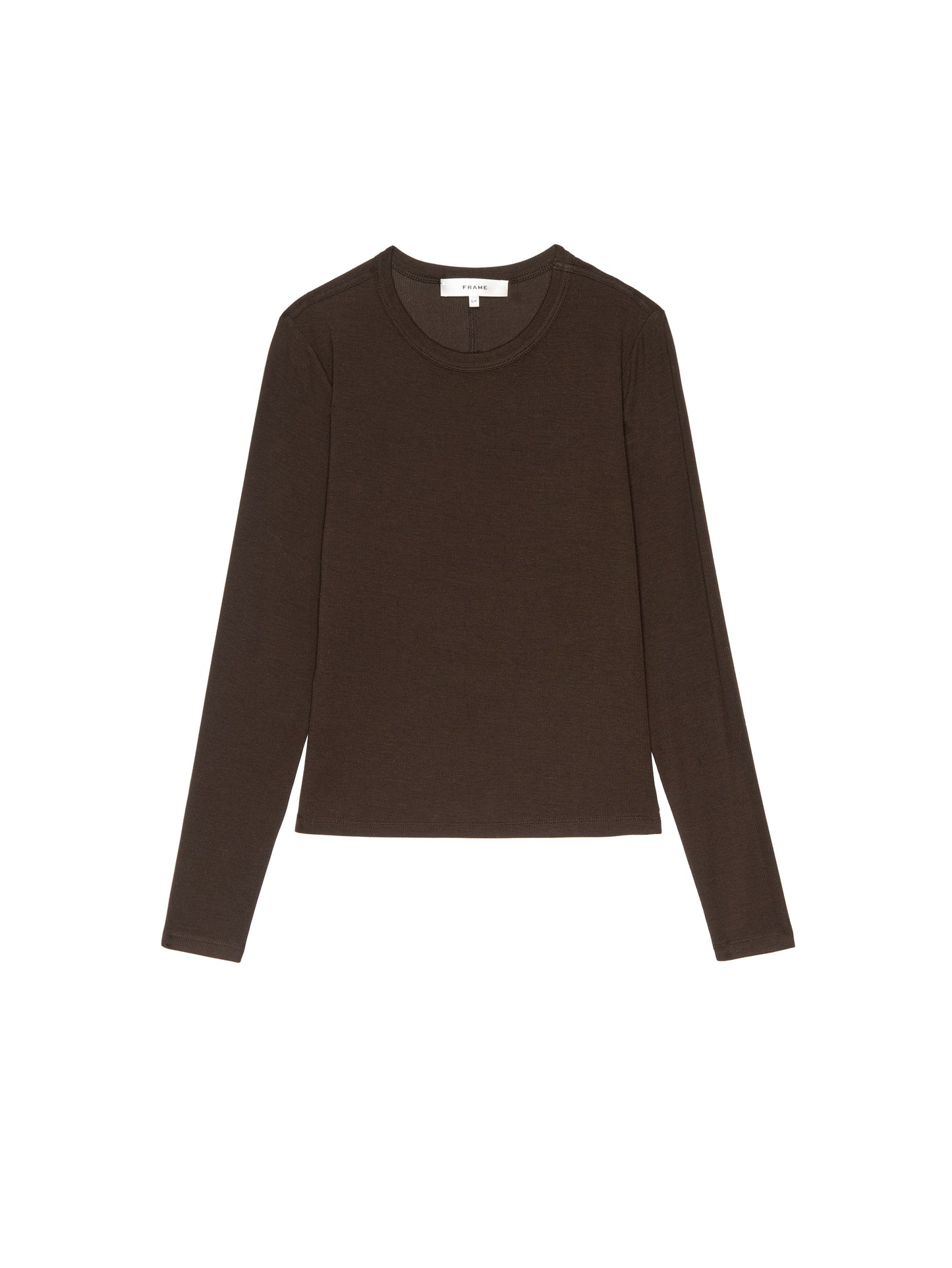 The Long Sleeve Rib Crewneck T-Shirt
