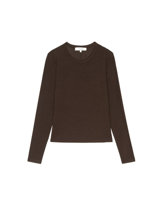 The Long Sleeve Rib Crewneck T-Shirt