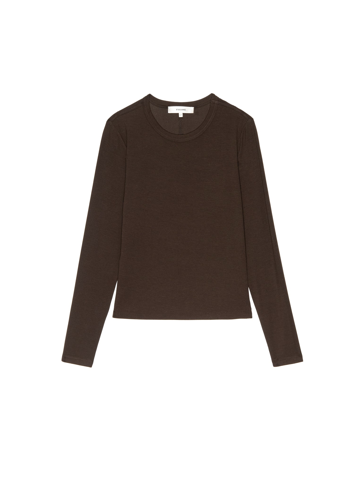 The Long Sleeve Rib Crewneck T-Shirt