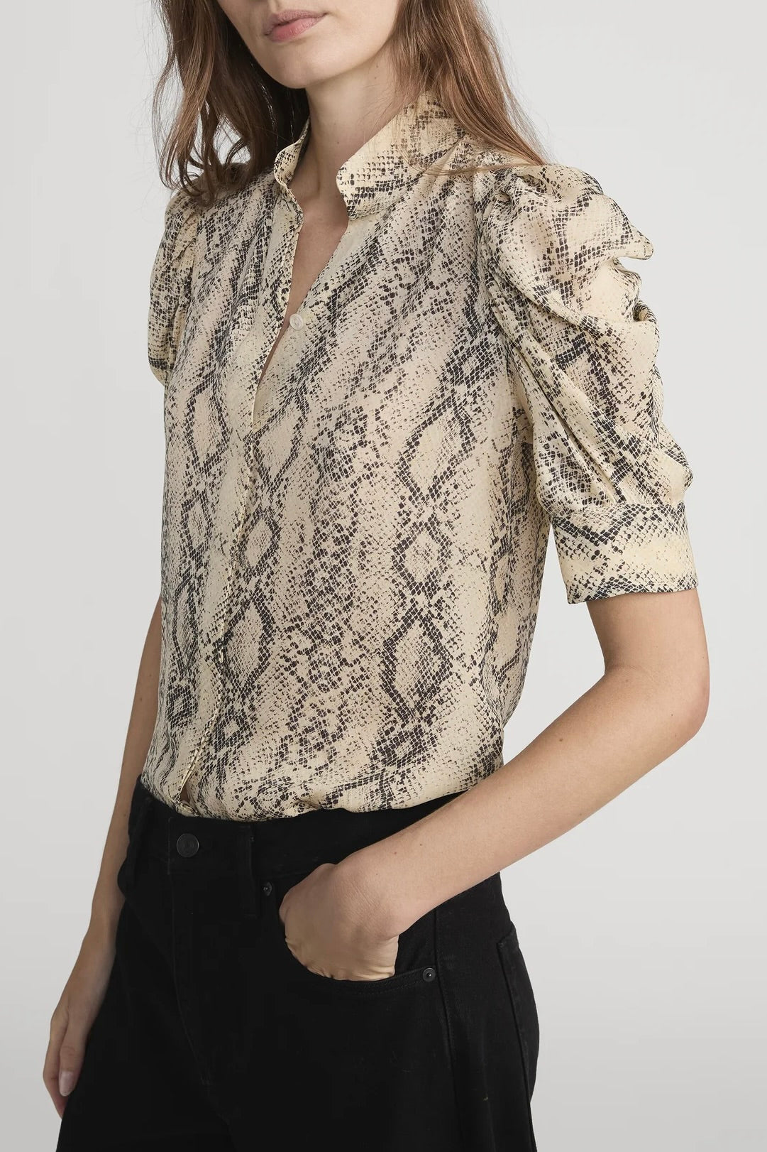 The Snakeskin Gillian Top