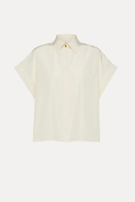 chic taffetas sleeveless shirt